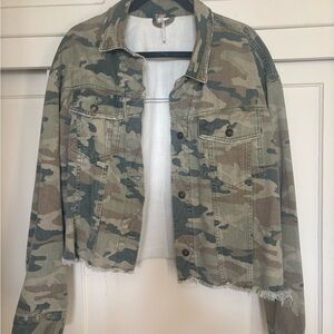Camo Denim Jacket